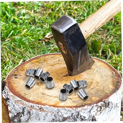 Miniatura 3 de DOITOOL 7 Uds. Herramientas de uñas de metal expandido, accesorios de uñas de mango de madera, cuñas cuñas para cuñas cónicas para hierro, cuña de