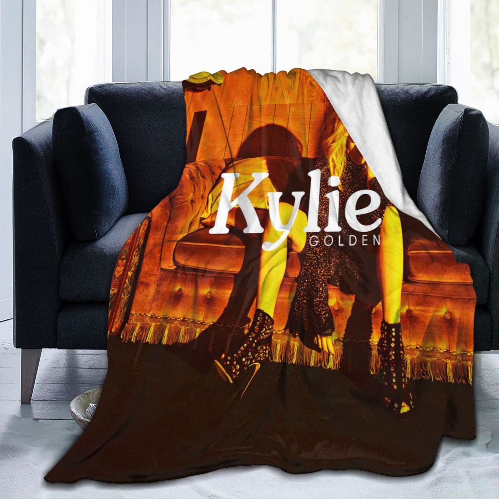 YINGD Kylie Charlene Minogue Flannel Blanket Bedding Fleece Blanket Soft Thow Blankets Air Conditioning Blanket For Sofa Couch Living Room