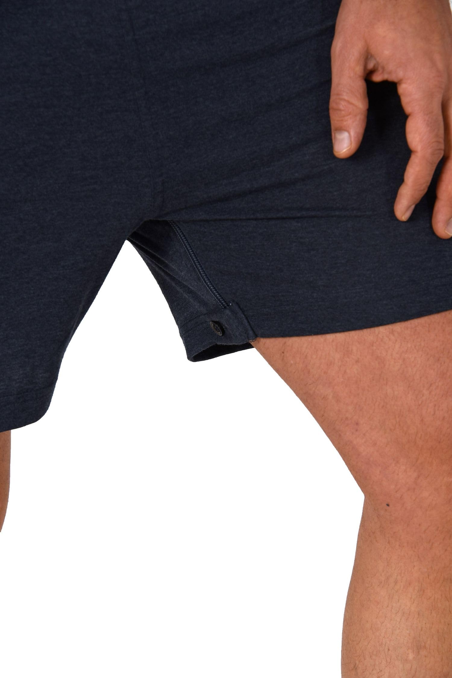 Normann Care Alzheimer's Clothing Combinaison pour homme avec fermeture éclair au dos et à la jambe 171 90 005