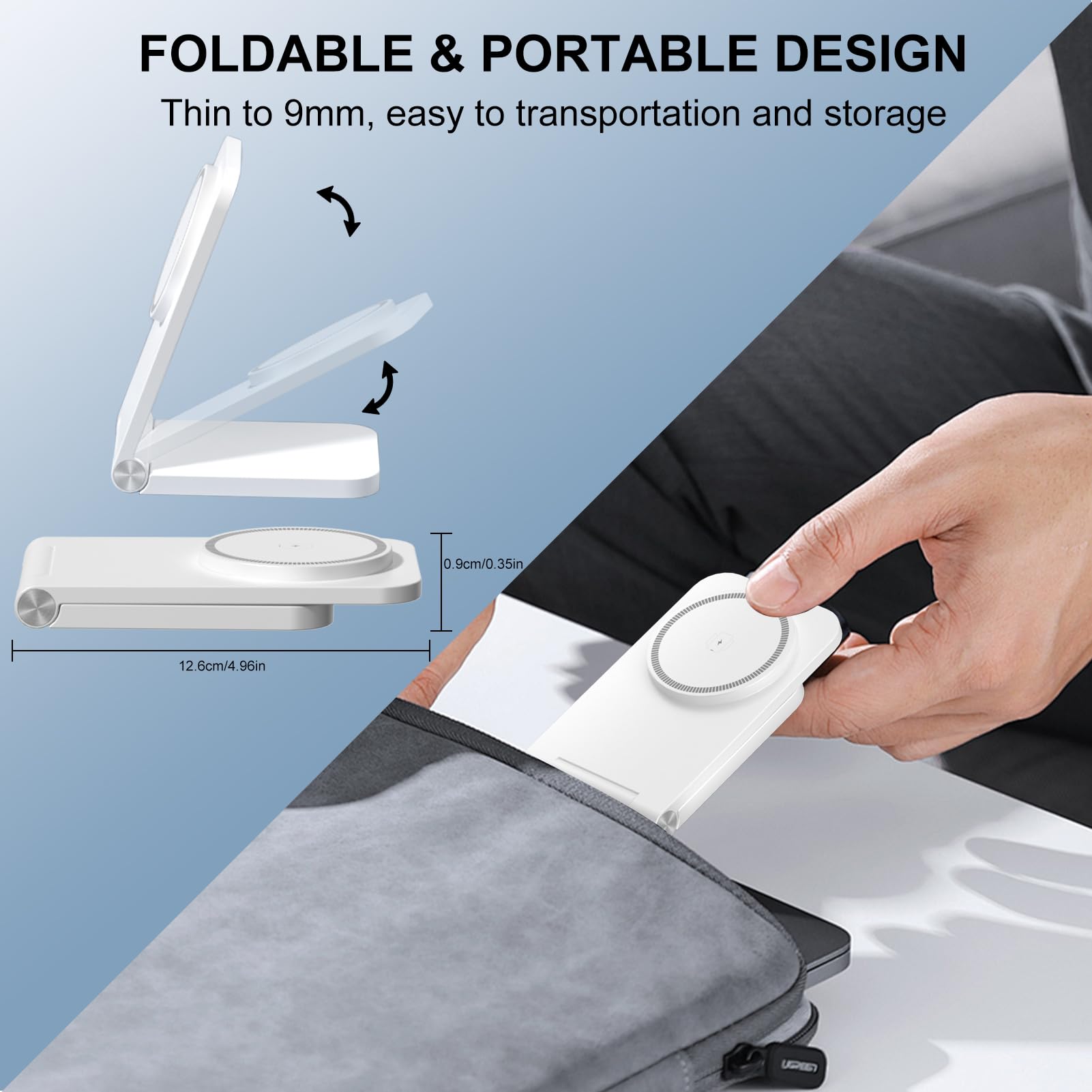 Belkin Boost Charge Pro MagSafe en Qi2 3-in-1 Draadloze Oplader 15W met