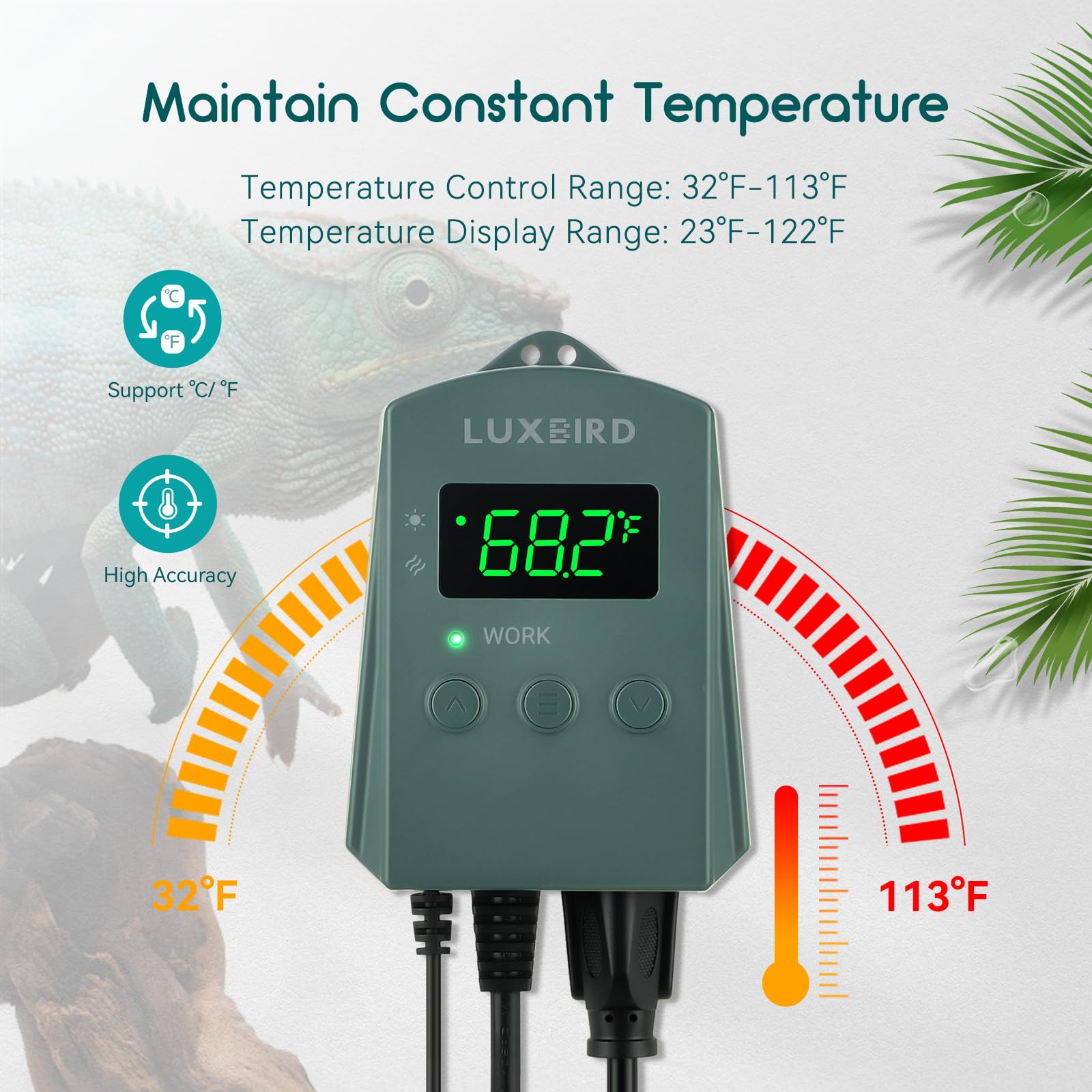 Zoo Med RHC-25 Repti Heat Cable 25 Watts 14.75 ft