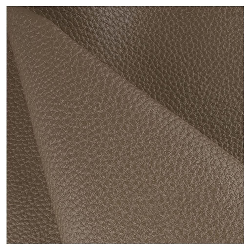 Tessuto da Tappezzeria in Similpelle Tessuto in Pelle PU, Rivestimento in Ecopelle Trama Artificiale Vinile Artigianato Materiale Venduto al Metro, per Riparazioni(Khaki,1.4X3m)