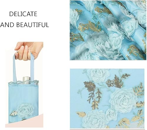 Miniatura 4 de LCY Paraguas plegable de la boda del paraguas del bordado del cordón de las señoras Anti-UV