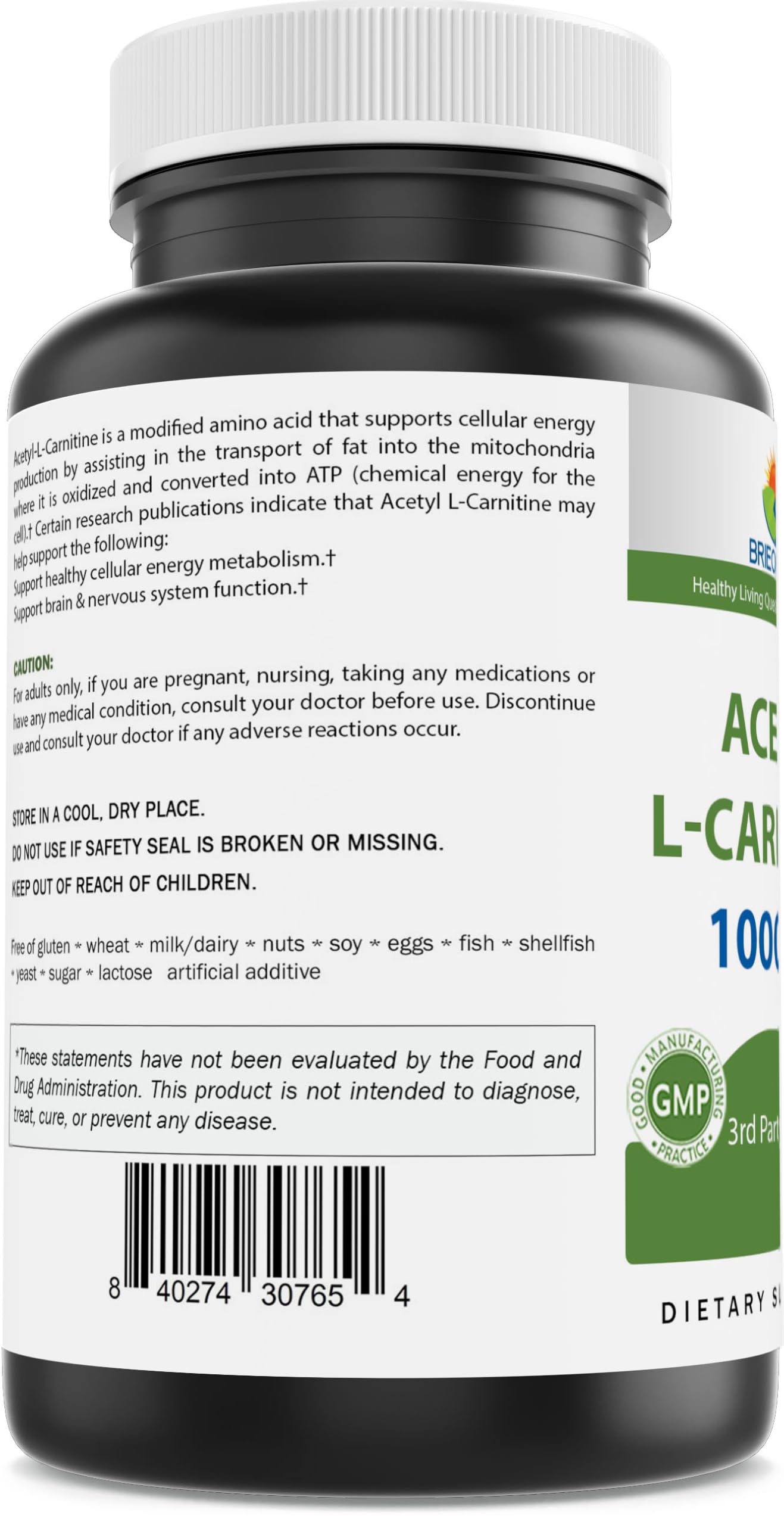 Acetyl L-Carnitine 1000 Mg - 100 Kapsula | House Of Supplements - View #8