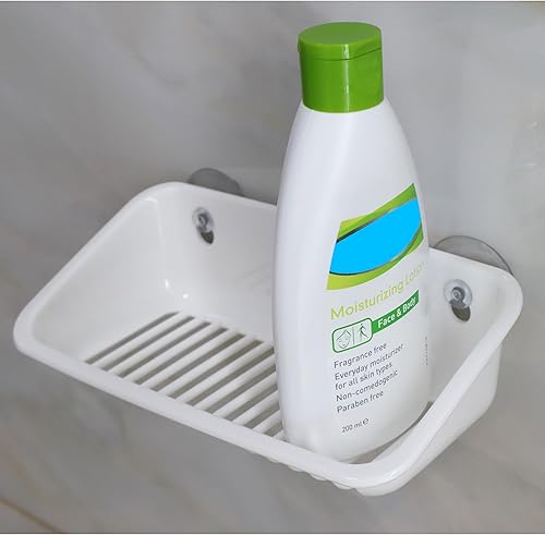 Miniatura 3 de EIKS Cesta de almacenamiento organizadora con ventosa para dormitorio, oficina, cuarto de servicio