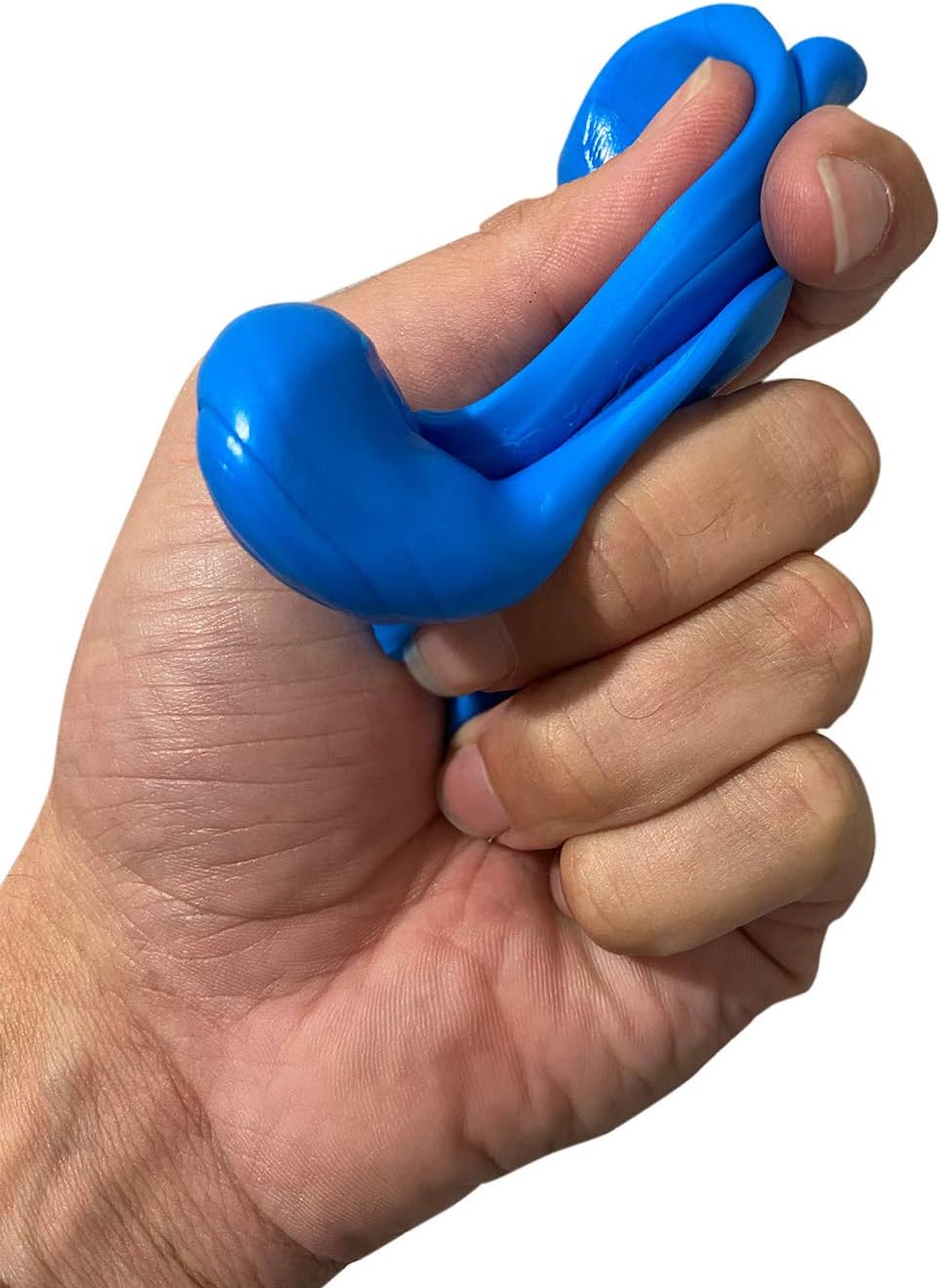 Gears Out Blue Balls Tension Relief Putty - Funny Stressy Putty for Men Humor, Fidget Toy, Blue, Metal Tin