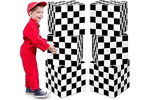6 Pcs Large Race Car Party Treat Boxes