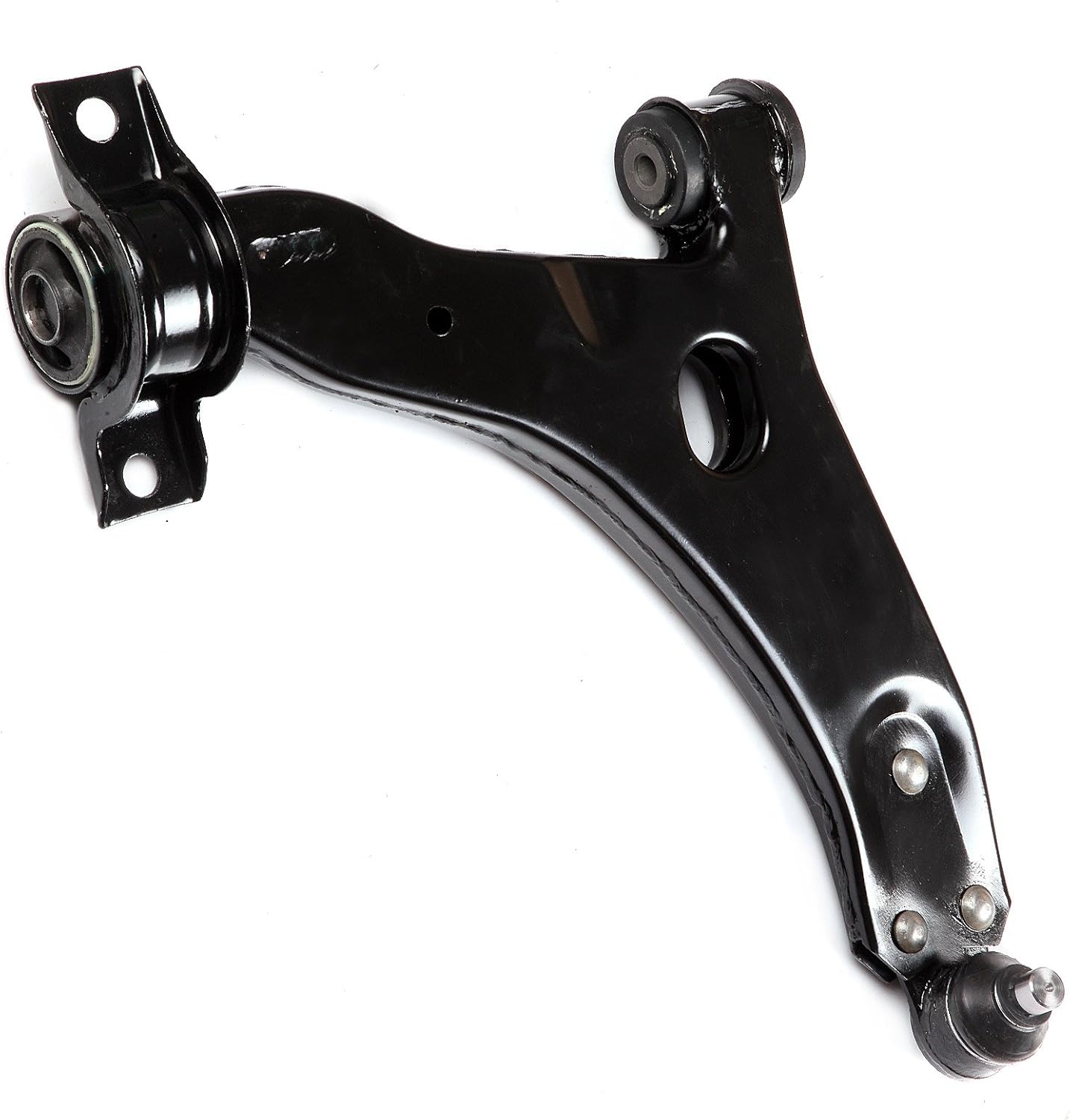 8pc Set Front Suspension Kit Lower Control Arm w/Ball Joint Outer Inner Tie Rod End Sway Bar Link Replacement 2000-2004 for Ford Focus