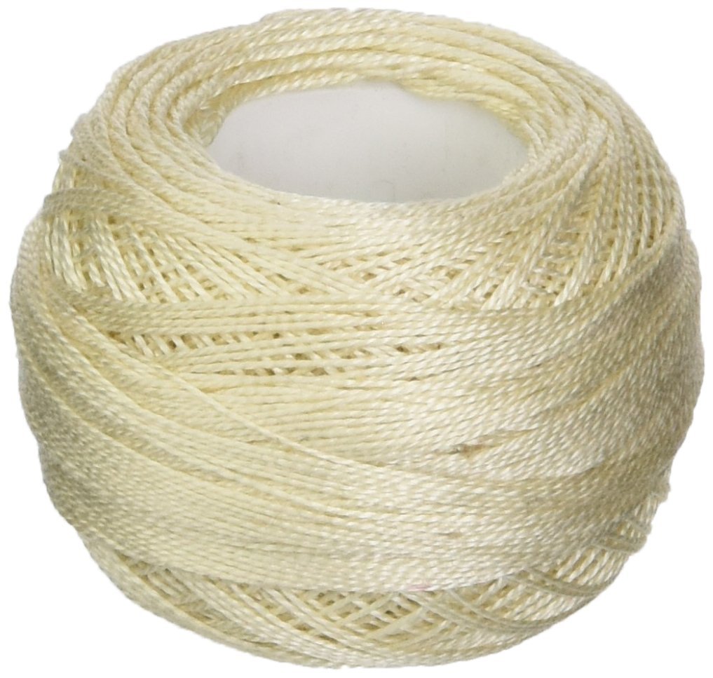 DMC Pearl Cotton Ball Size 12 141yd, Cream