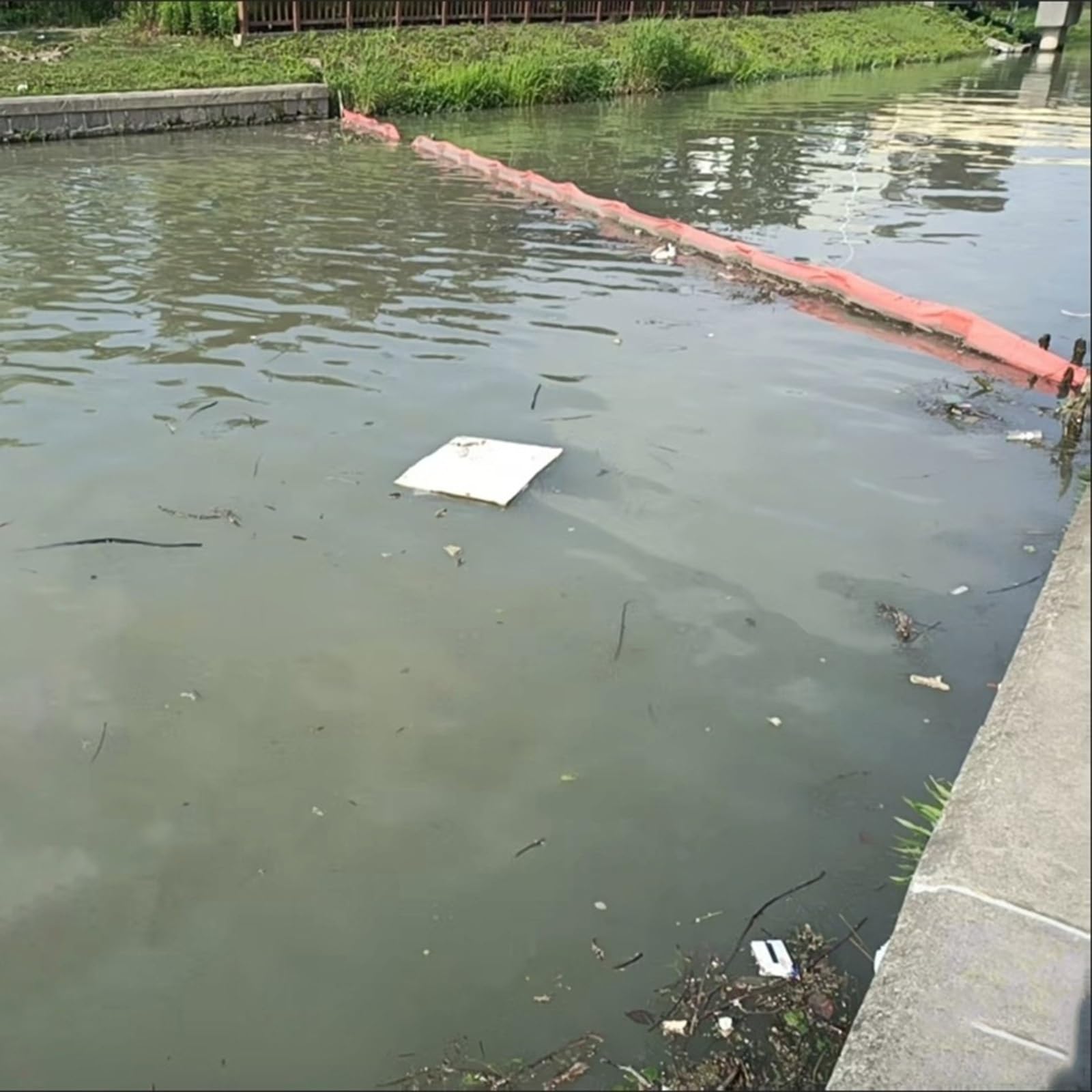 DUANHOZ Interception BarrierReusable PVC Floating Oil Booms for Lakes/Oceans, Marine Oil Spill Containment Boom, Multifunctional Float-Type Water Barrier for Waterweed/Water Debr