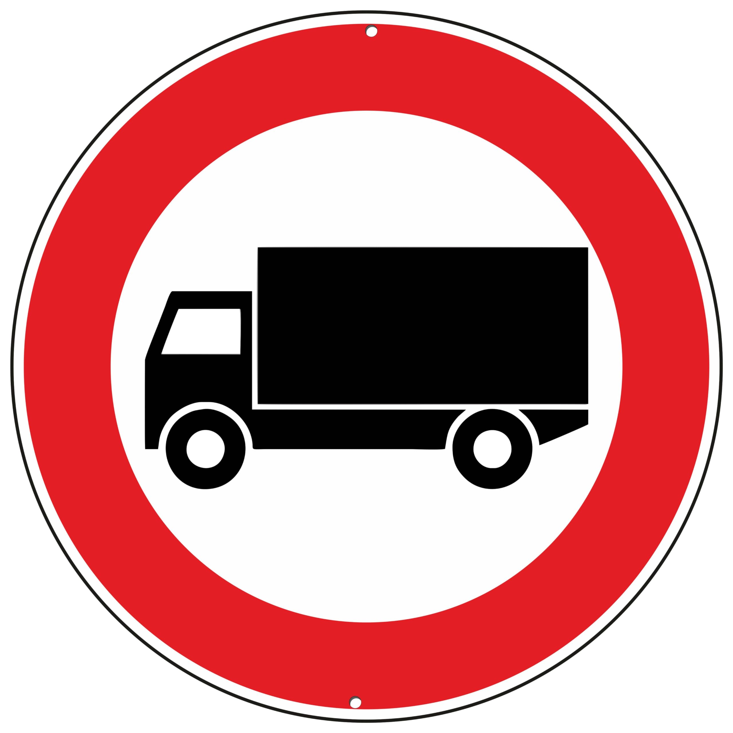 vsafety 56001 AN-R No elevatore camion segnale divieto
