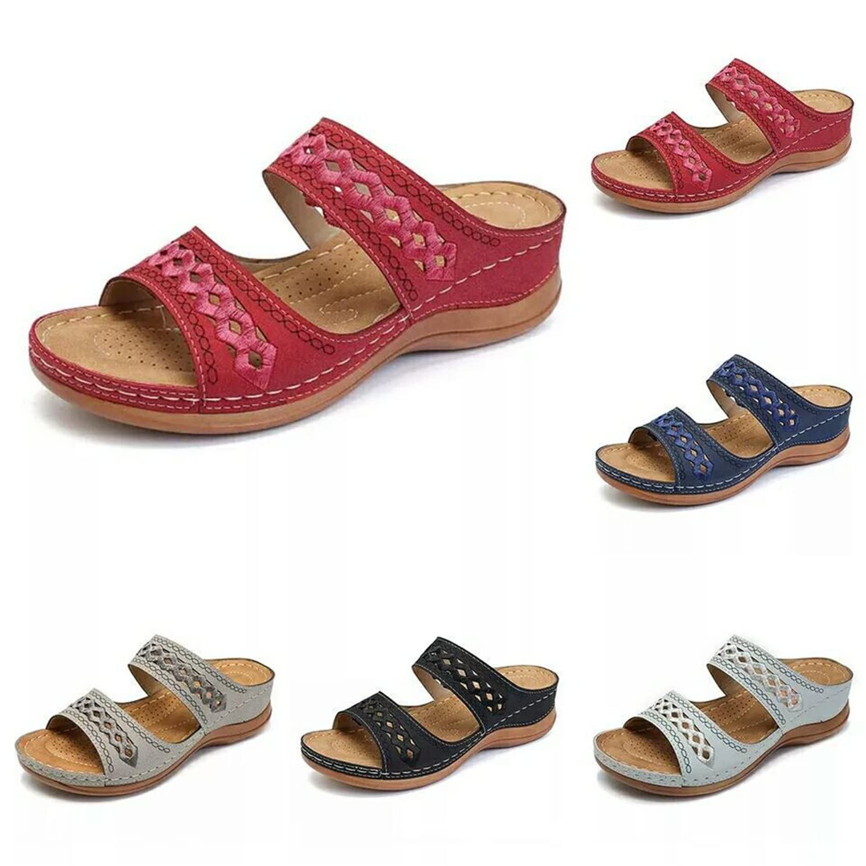 Sandalen Damen Plateau Breite Füße Leichte Orthopedische Sandals Schuhe Sommerschuhe Bequeme Sandalen Damen Plateau Breite Füße Leichte Orthopedische Sandals Schuhe Sommerschuhe Bequeme