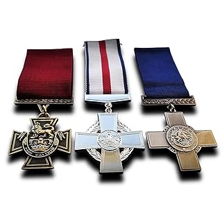 British VC GC CGC Medal Set β UK Victoria Cross George Cross Conspicuous Gallantry Cross Repro