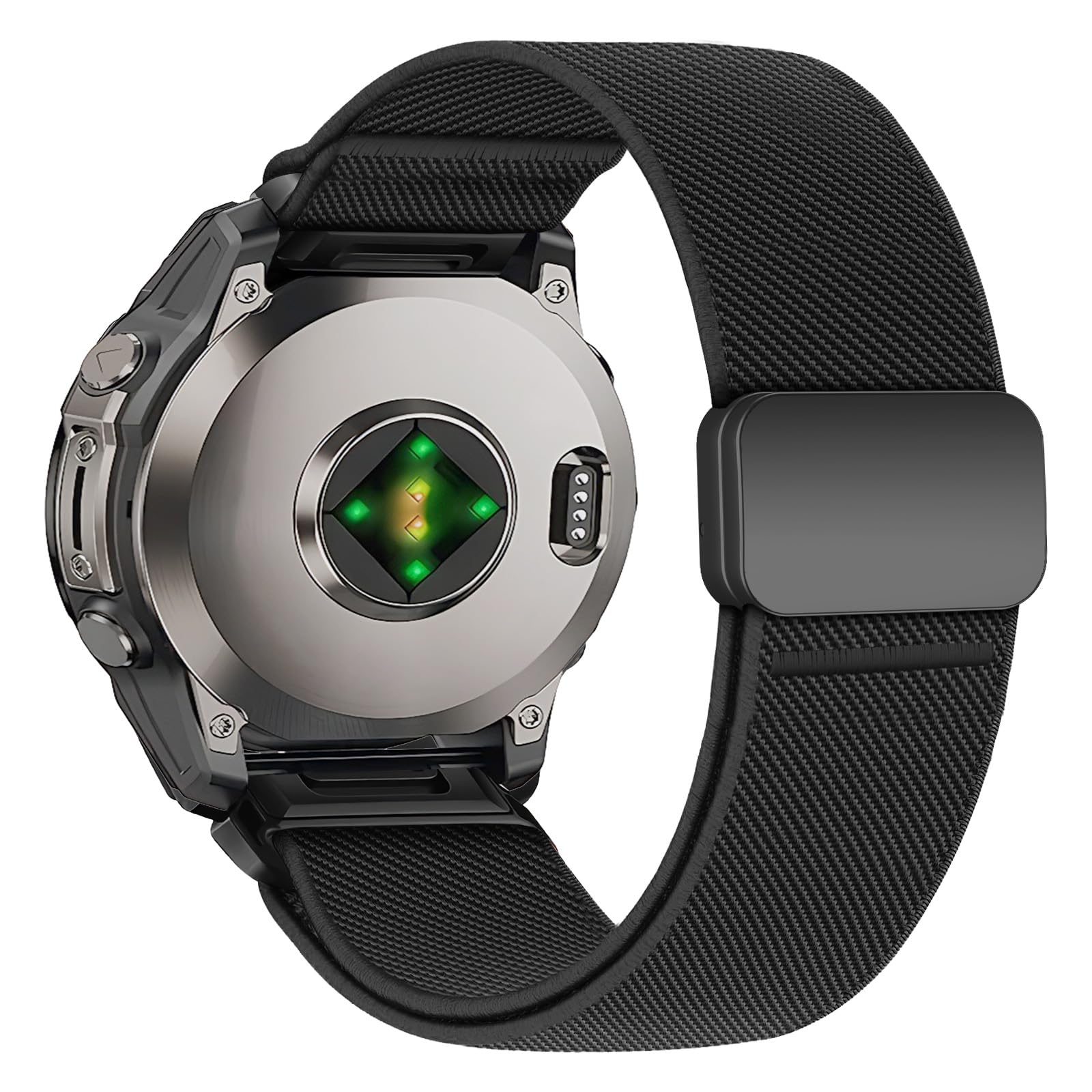 Nylon Elastic Magnetic Band Compatible with Garmin Fenix Watch