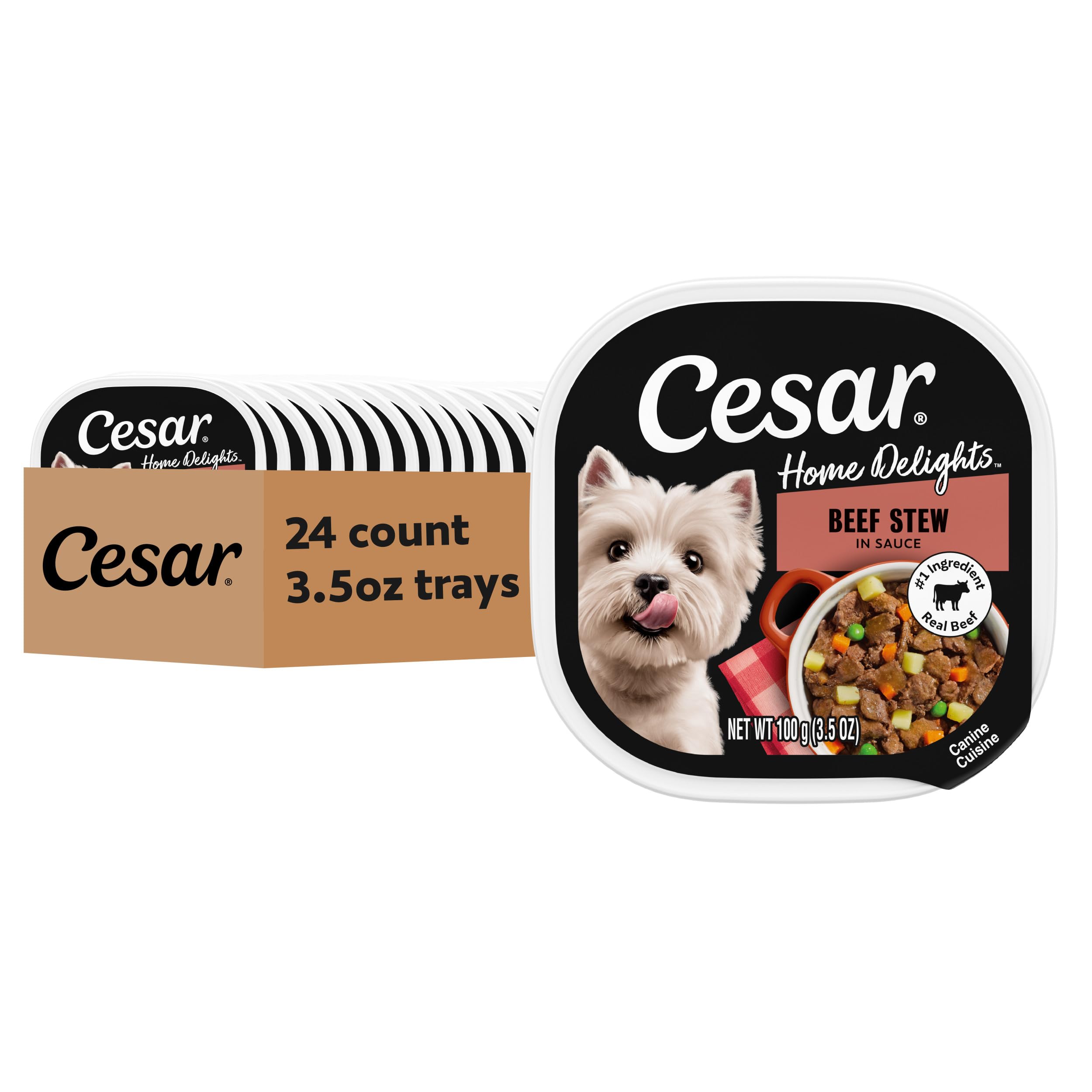 Cesar Home Delights Beef Stew Wet Dog Food