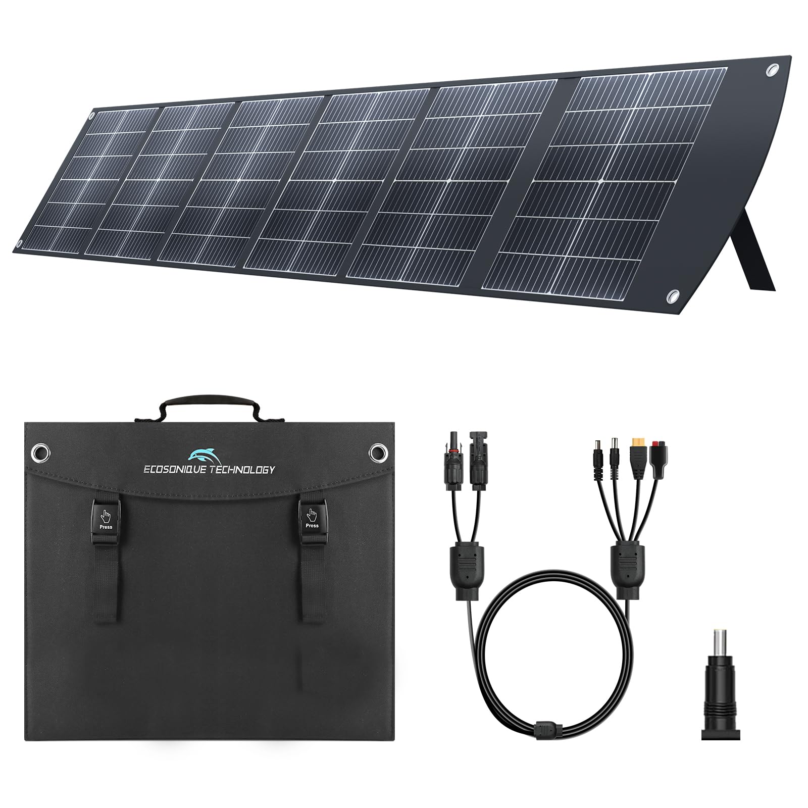 Ecosonique 200W Portable Solar Panel: Efficient, Compact, and Affordable