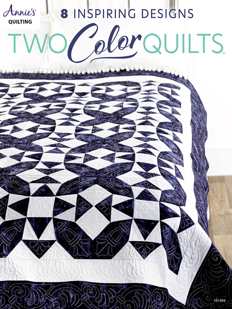 Two-Color Quilts: 8 inspiring designs. Quilting 9781640255531 Free Shipping**