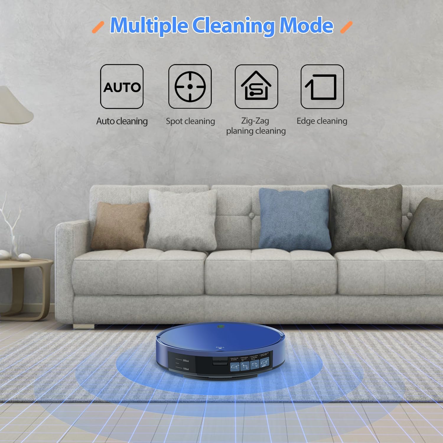 ZCWA Robot Vacuum and Mop