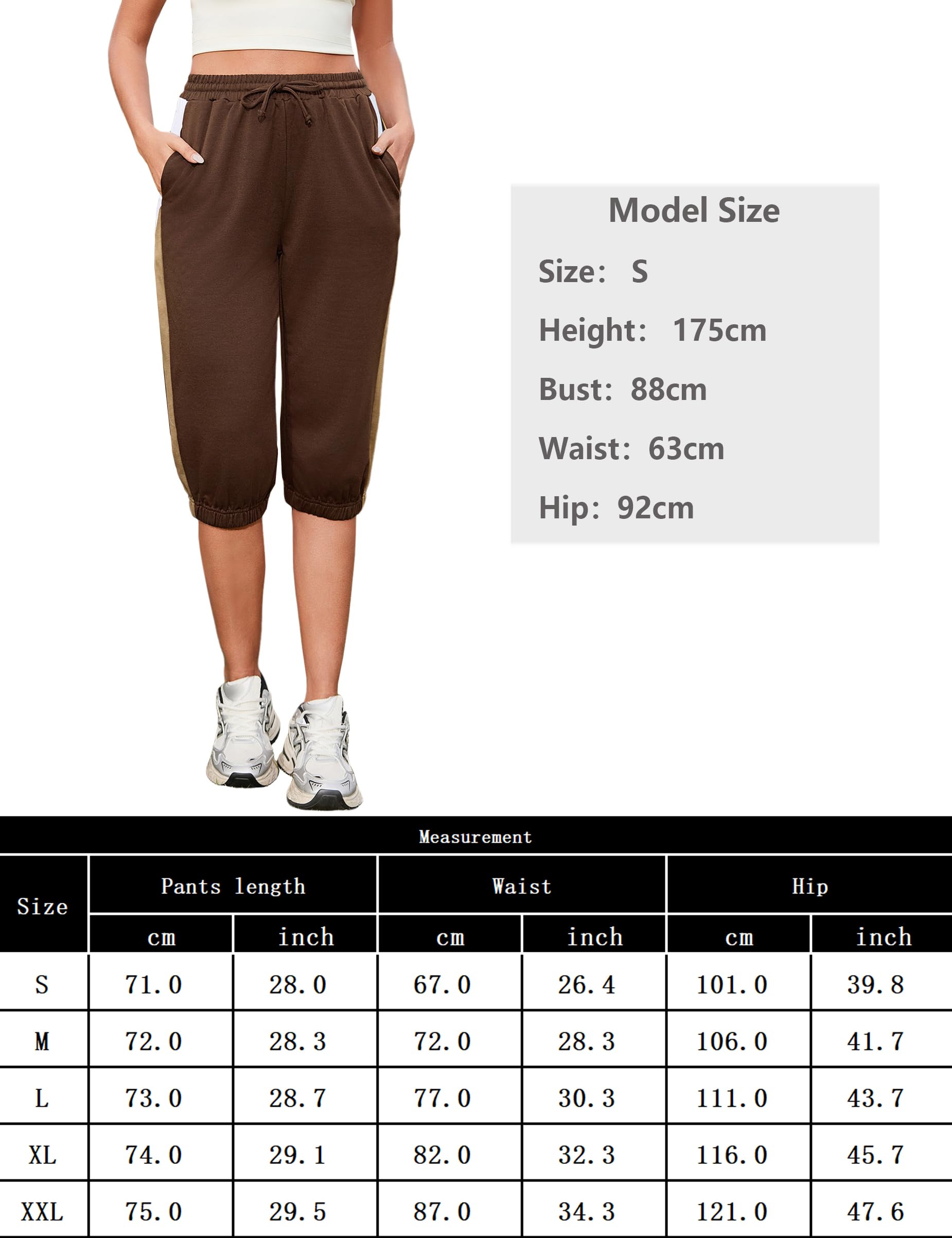 Spodnie do biegania 3/4 damskie casualowe sportowe spodnie do biegania letnie spodnie do fitnessu dla dziewczynek Capri letnie spodnie bawełniane capri
