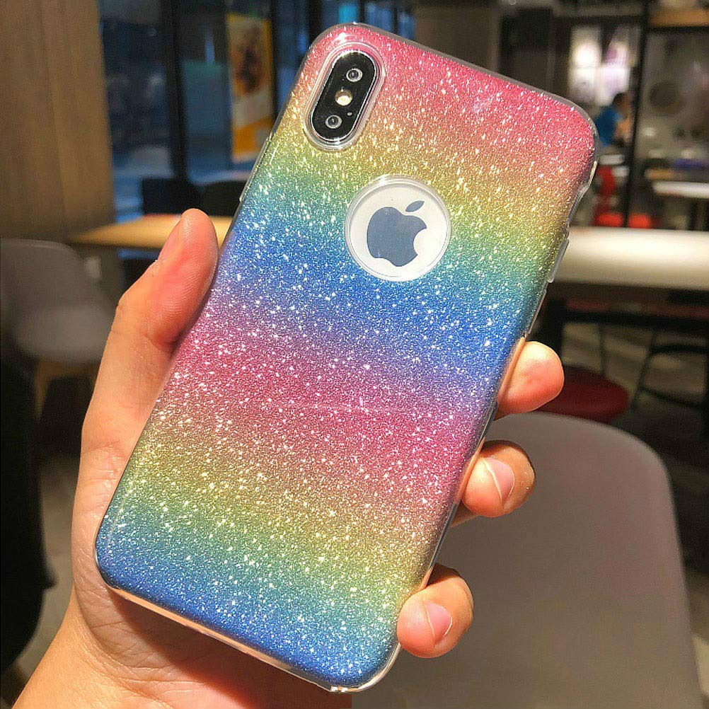 Rainbow Case For Xs Iphone IPhone XS Max Cover Pink Rainbow Series