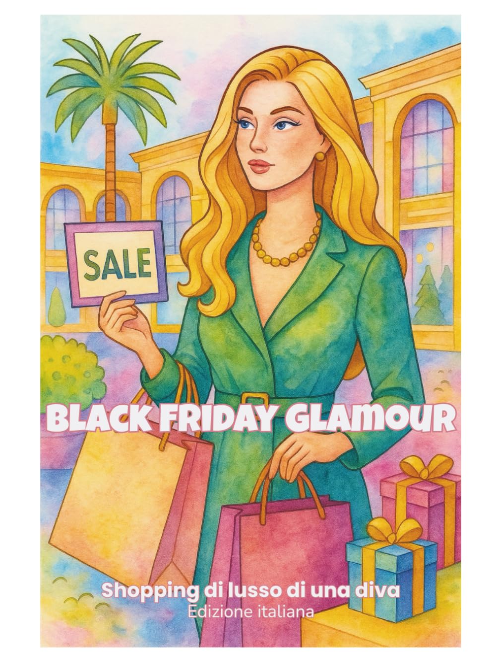 Black Friday Glamour – Shopping di Lusso di una Diva (Edizione Italiana): Pagine da colorare piene di moda, bellezza e avventure in centri commerciali lussuosi (Glam Moments Collection)