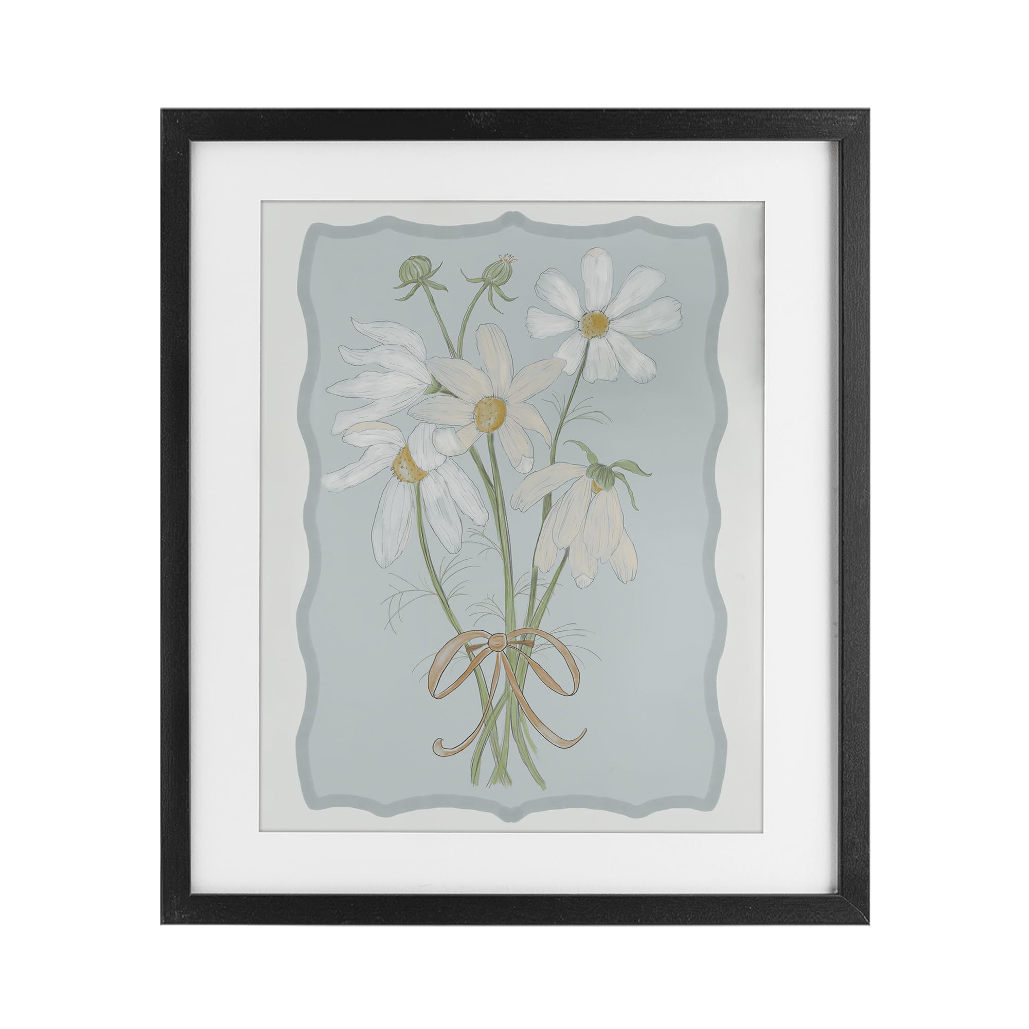 'Spring Clippings Daisies'| Framed Print Under Glass