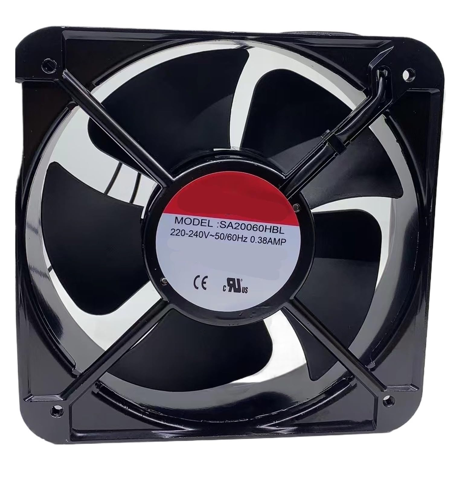 Lzikkgki One Color Sa20060hbl Ac 220-240V 0.38Amp 200X200x60mm 2-Wire Cooling Fan