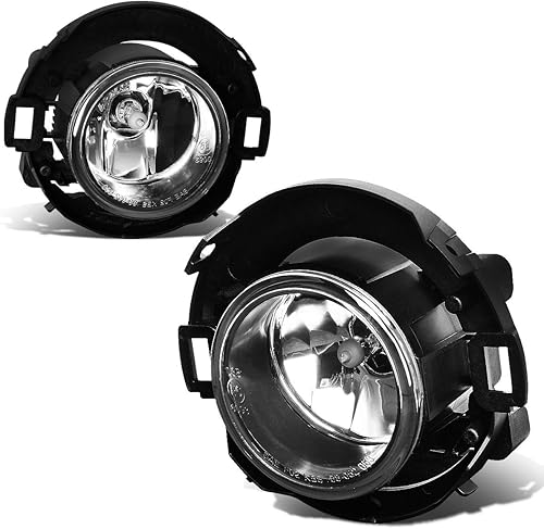 DNA MOTORING FL-NS029-CH - Luz antiniebla para parachoques delantero para el lado del conductor y del pasajero, mejora la visibilidad compatible con