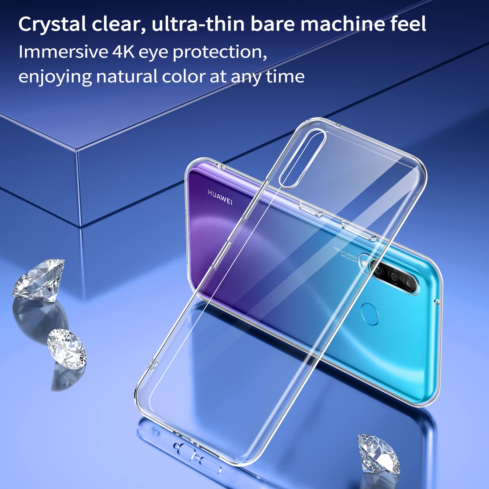 2 Pellicole Vetro Temperato Per Huawei P30 Lite – Trasparente Newtop