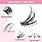 280 Individual Lashes - 40D, 10D, 20D, C, D Curl & Wispy Bottom Lashes - DIY At Home