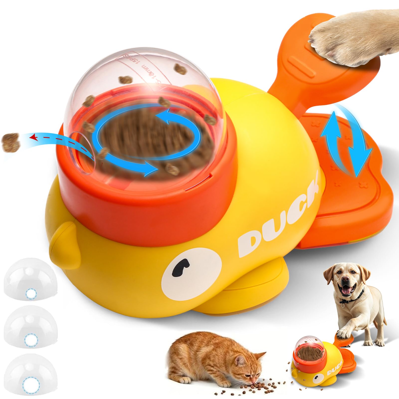 Photo 1 of ***MISSING PARTS***
Fanosy Interactive Dog Toys Food Puzzle Slow Feeder, Cat Treat Dispenser Toy Duck-Shaped Enrichment Toy for Small Medium Dogs and Cats, IQ Training and Exercise Small Animal Bowls