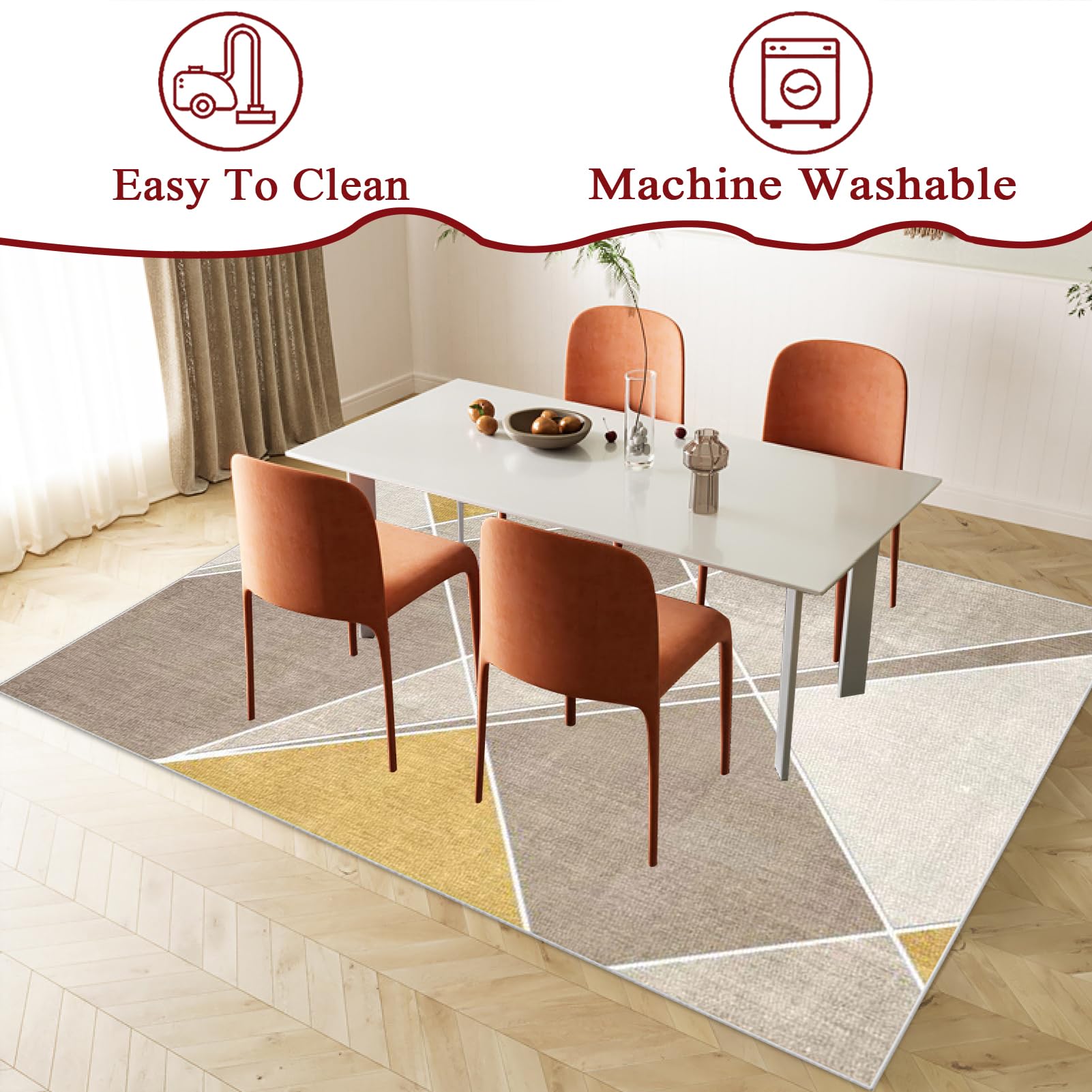 Tappeto Salvapavimento Tappeto Sedia Ufficio Gaming Antiscivolo, Protettore del Pavimento Tappetino per Sedia da Ufficio con Ruote per Parquet Pavimenti Duri 90 x 120 cm