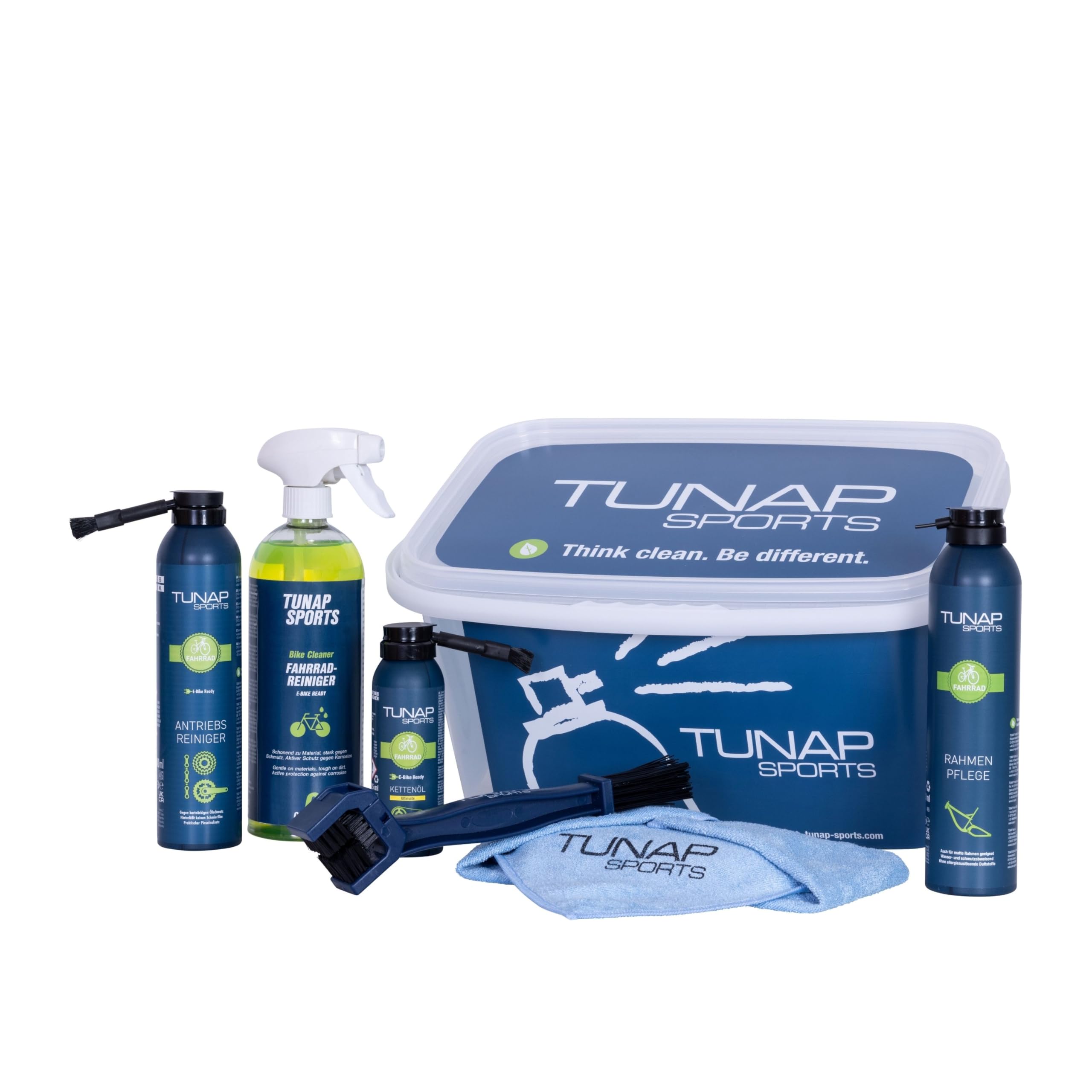 TUNAP SPORTS City-Set | Alltagstaugliche Komplettpflege für Stadtfahrräder | Schutz vor Schmutz, Regen & Streusalz | Zuverlässige Pflege für tägliche Mobilität | Made in Germany