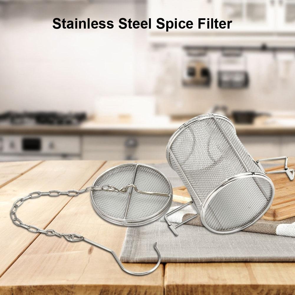 Theefilter edelstaal 8 cm < BioThee
