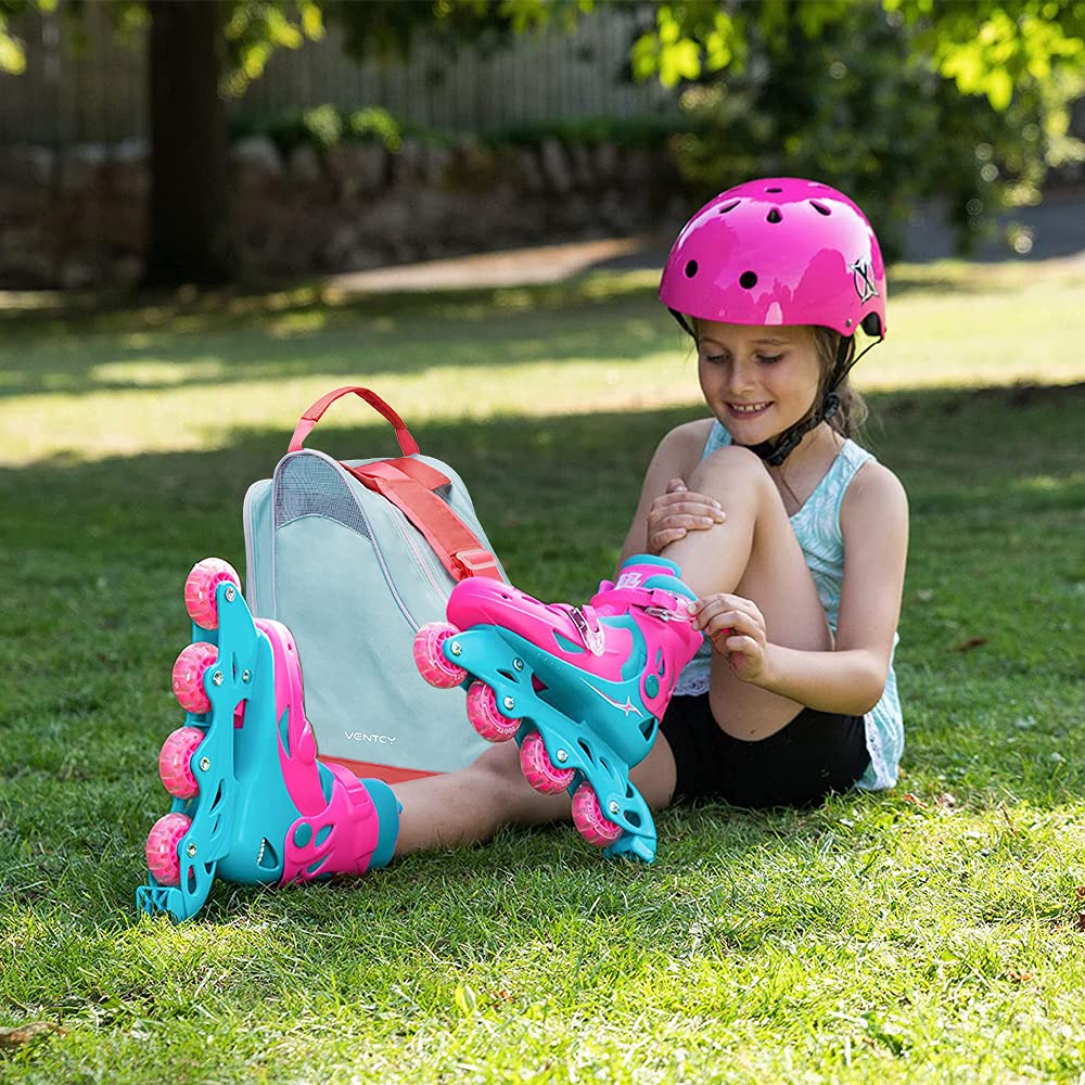 Torba na łyżwy dla dorosłych, unisex, torba do jazdy na rolkach, dla dzieci, torba do łyżworolki figurowej dla kobiet, męska torba do jazdy na łyżwach do rozmiaru 8,5 (UK)