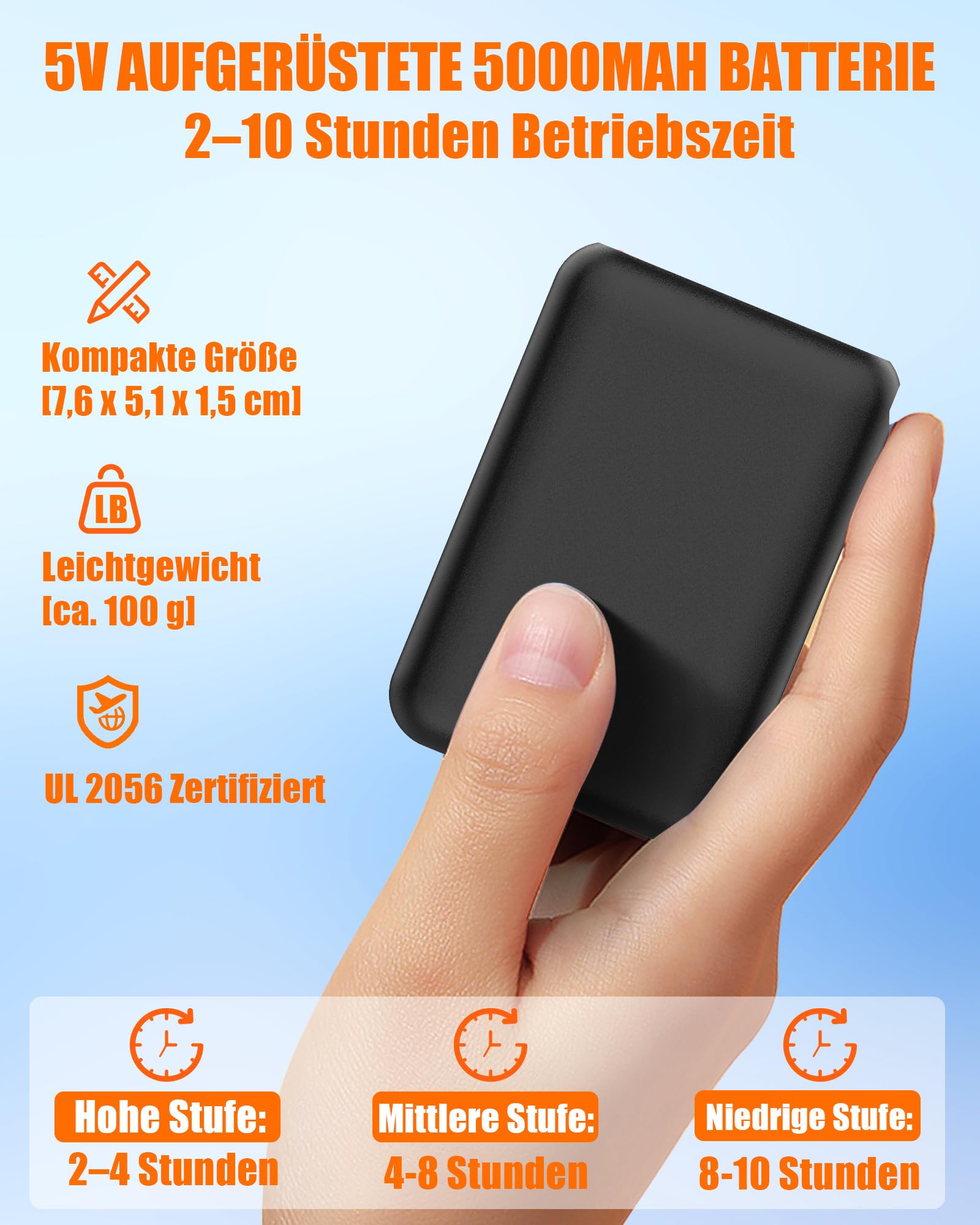 CYCYHEAT Beheizbare Handschuhe Herren – Heizbare Arbeitshandschuhe mit 5000mAh Akku, Verbesserte Heizelemente für Arbeit, Motorrad, Jagd & Ski