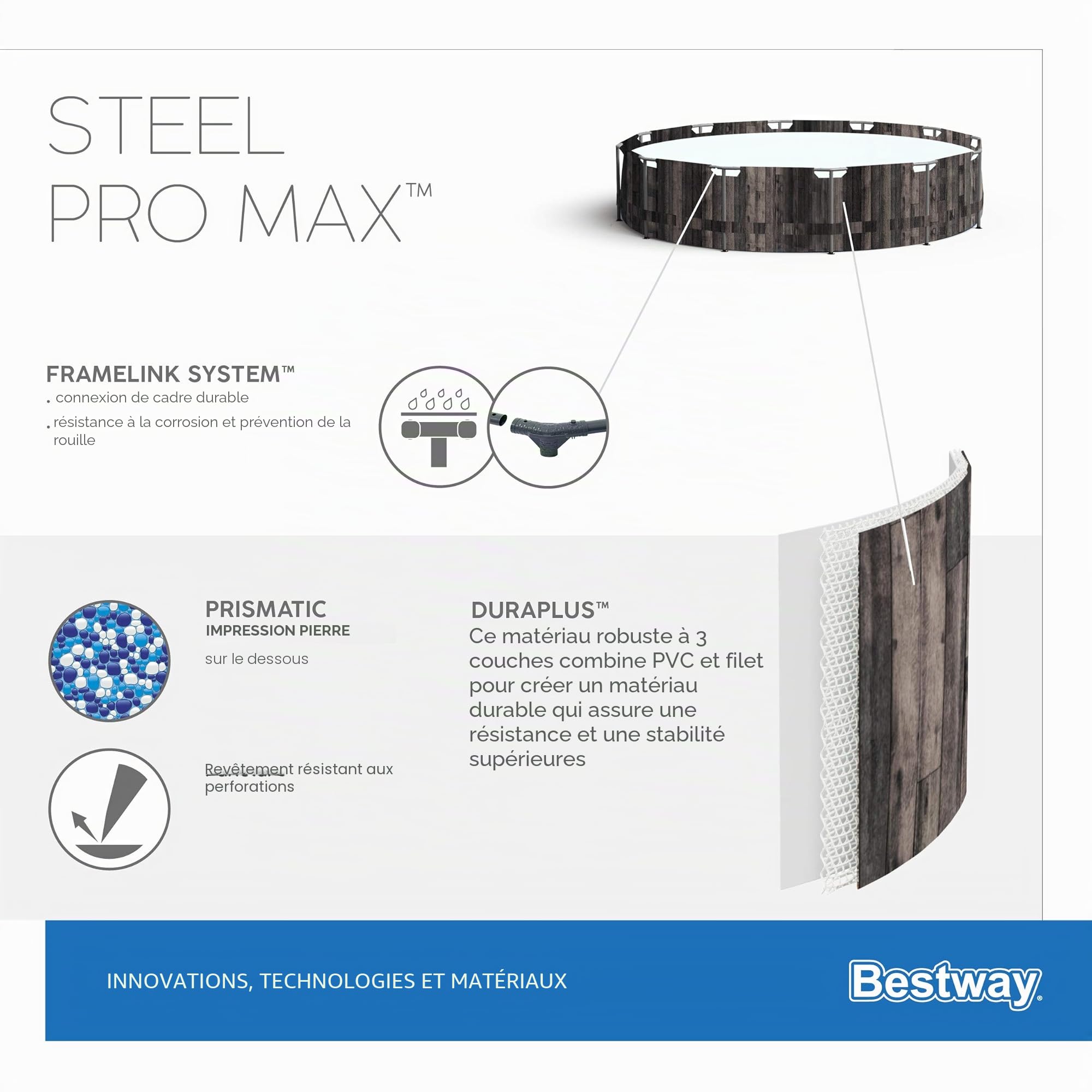 Bestway Basen stelażowy Steel Pro Max 366cm 16w1 (5614X)