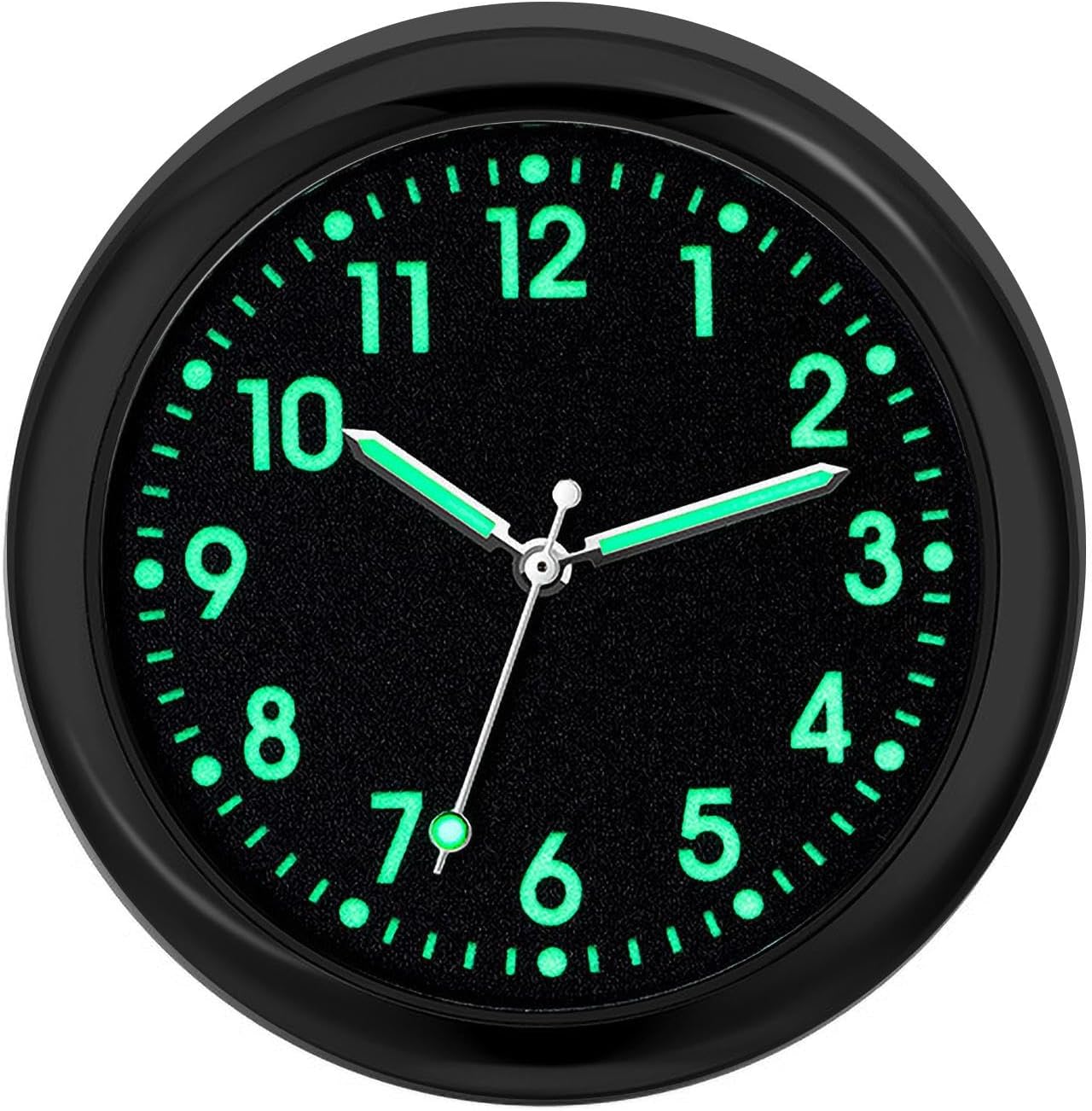 Car Clock For Dashboard, Car Dashboard Clock Stick Clock, Glow In Dark Quartz Car Dashboard Watch, Replacement Watch Digital Timer, Stick Small Round Quartz Clock, Air Vent Stick Clocks
