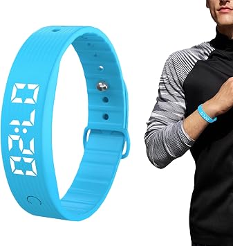 Shock Watch Alarm Clock,Vibrating Silent Reminder - Habit Breakers Sleep Monitor Wristband - for Adults, Daily, Sleep, Travel, Home, Bed, Bedroom, Medication, Meeting