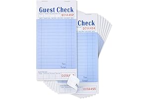 300 Count Ticket Books for a Streamlined Dining Experience