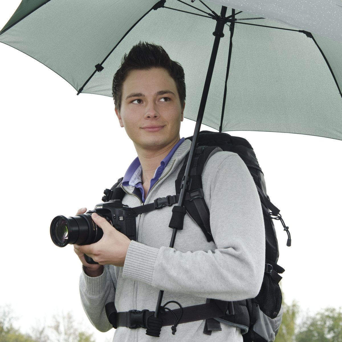 Parapluie walimex pro Swing handsfree olive