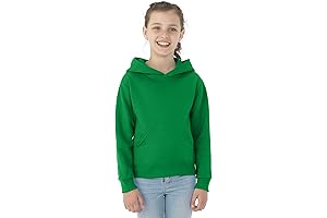 Boys' Youth Pullover Hoodie: The Perfect Green Hoodie for Kids
