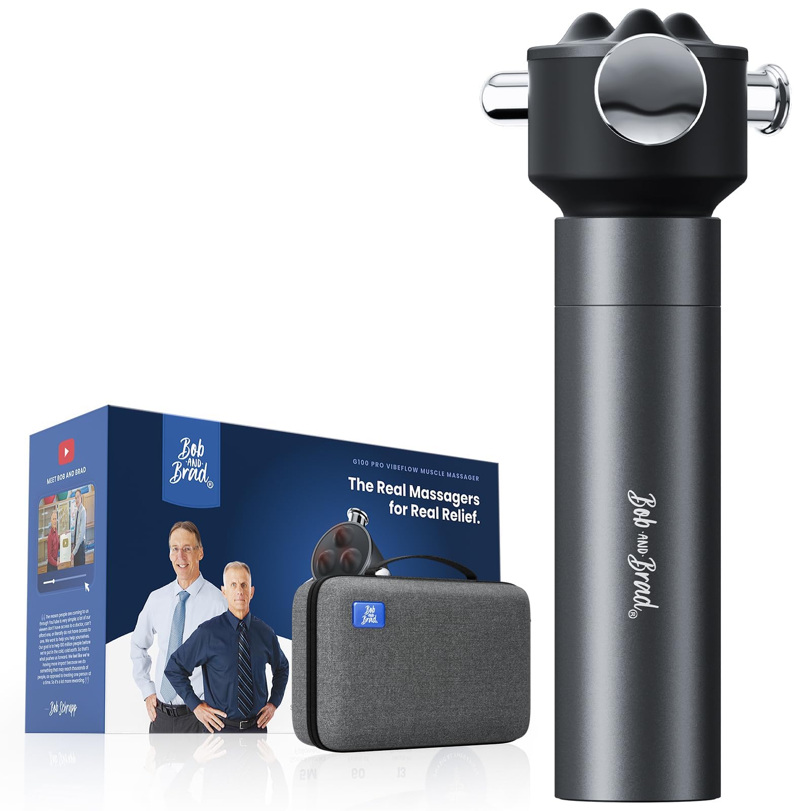 massage gun vs vibration massager Amazon.com: BOB AND BRAD VibeFlow Vibration Massager (Not Percussion),  FSA-HSA Eligible, 116Hz Deep Tissue Therapy Massage Gun for Sensitive  Joints, Muscle Pain Relief, Fascia Release, Trigger Points & Full Body :  Health