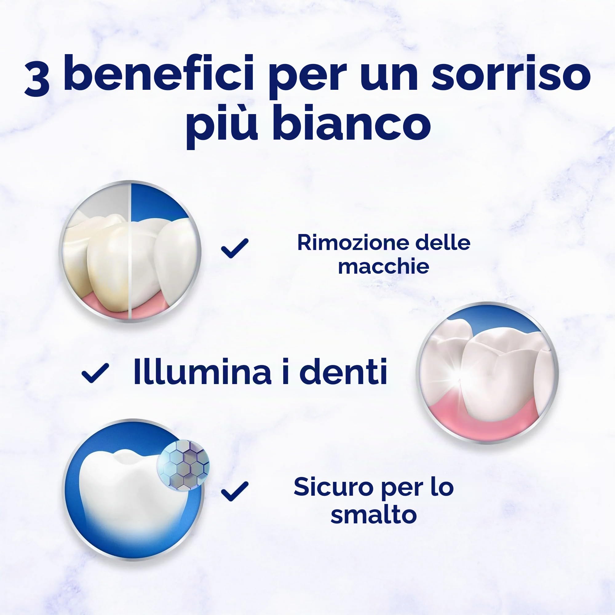 Crest 3D White Advanced Glamorous White Teeth Whitening Toothpaste, 3,3 oz, Confezione da 2