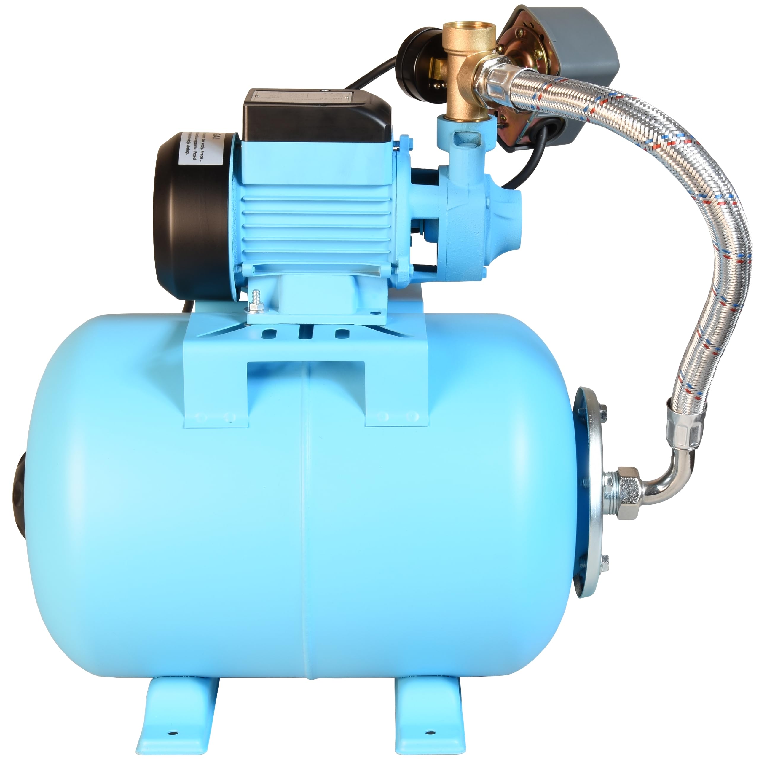Zestaw Hydroforowy 24L Hydrofor Pompa do Wody Domu AQB 60 Hydroforowa (370 W, 2100 l/h, max. podnoszenie 39 m) MOCNY WYDAJNY