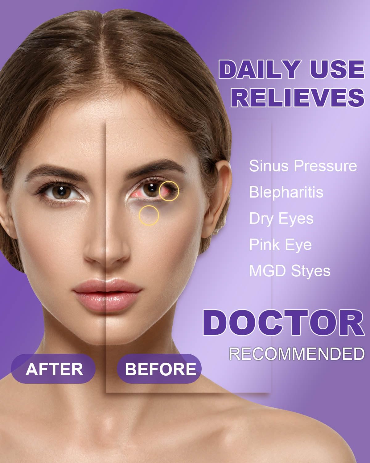 Confezione da 30 maschere per occhi al vapore, color lavanda, impacco caldo per occhi secchi, maschere per dormire, riscaldate automaticamente, rilassanti, per donne, calore umido, lenitiva