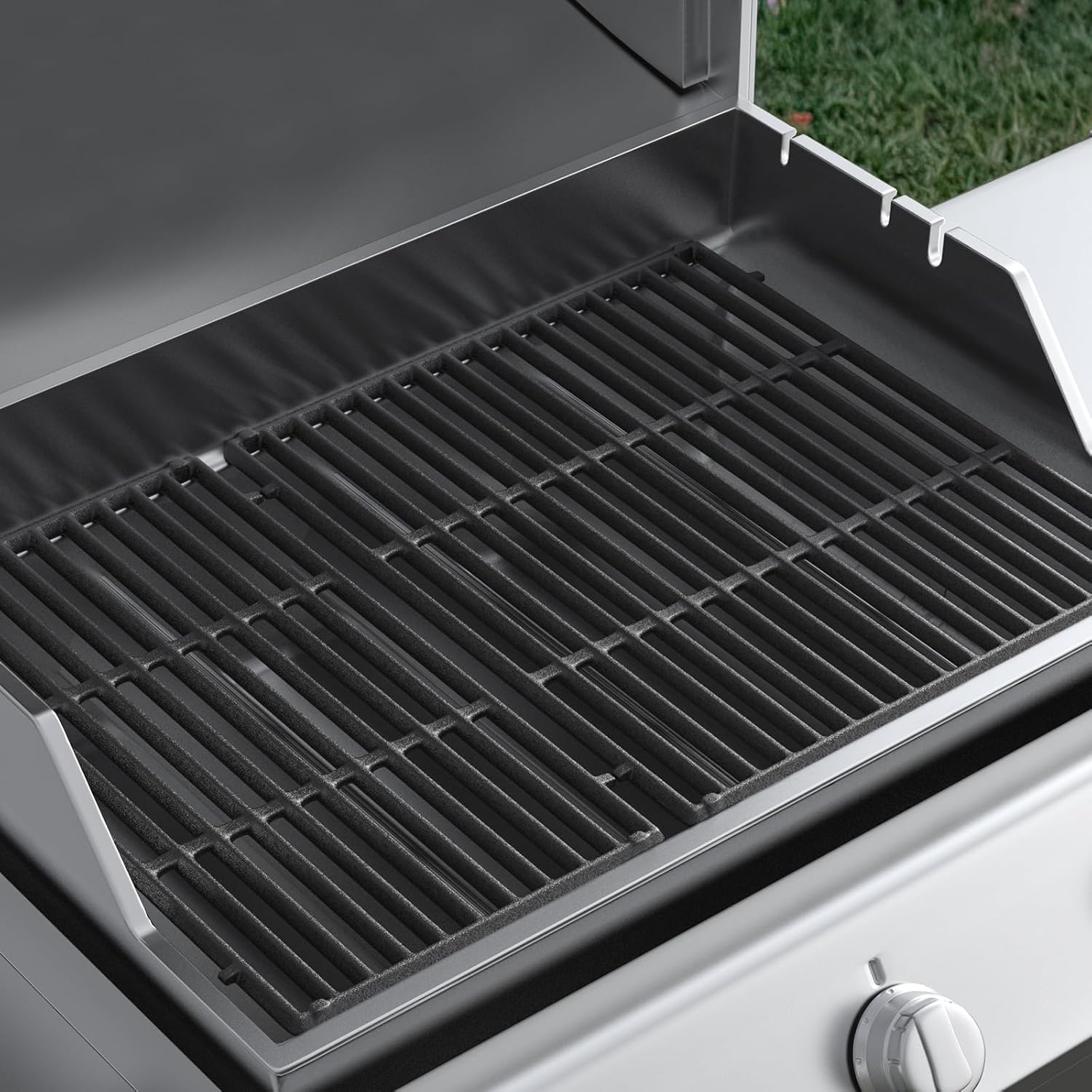 SafBbcue 7853 18.75" Cast Iron Grill Grates for Weber Genesis II E310 S310 E315 E335 S335 Replacement Parts,Genesis S-325s E-325s EX-325s SX-325s Grill Grids & Grates Replace for Weber 66095