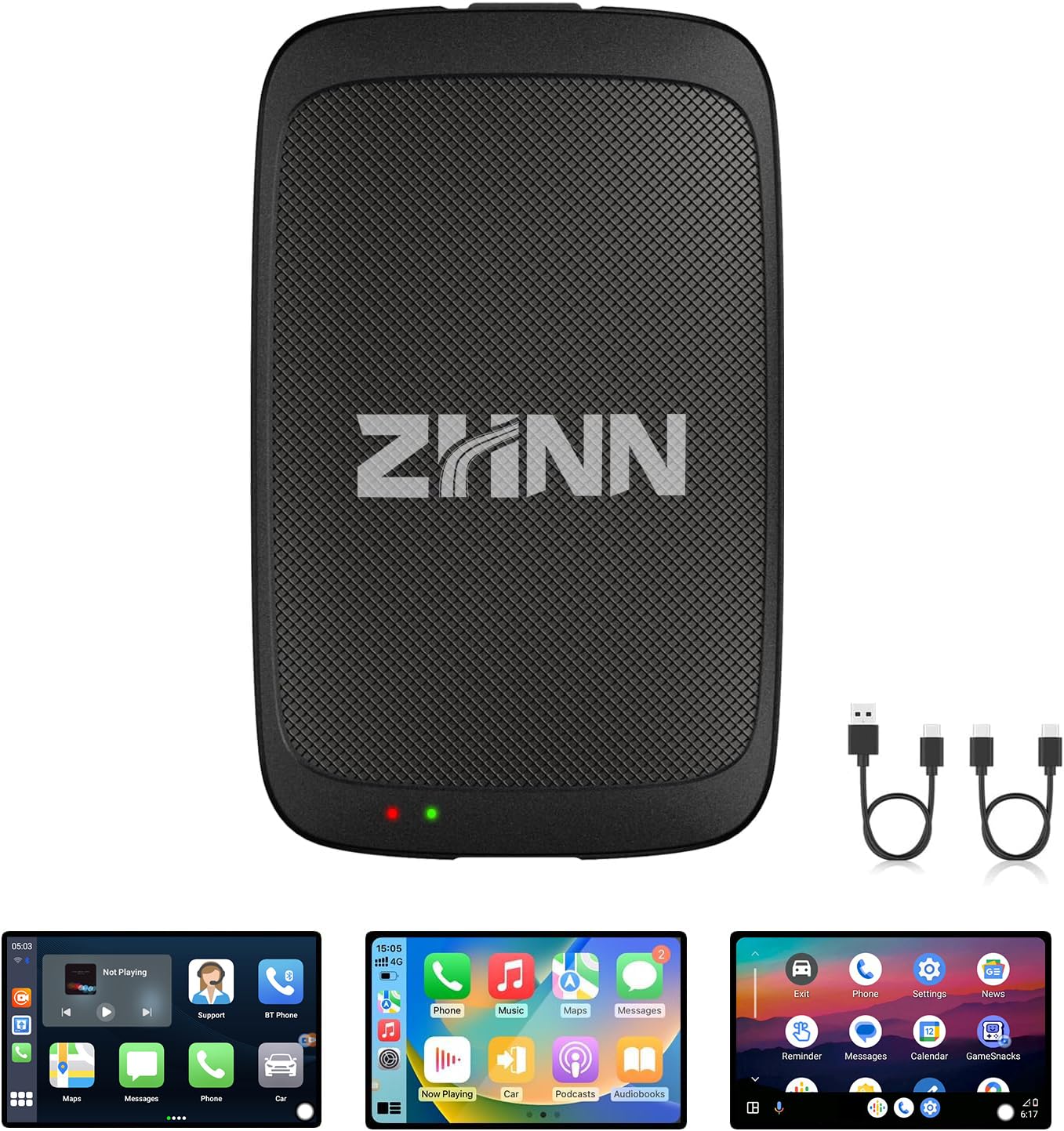 Amazon.com: ZHNN Carplay AI Box, Wireless Carplay Android AutoAI 