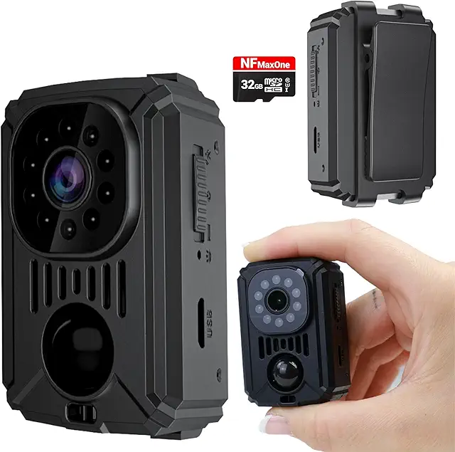 Caméra Espion Longue Autonomie NF MAXONE Mini - Surveillance Voiture Sans Wi-Fi HD