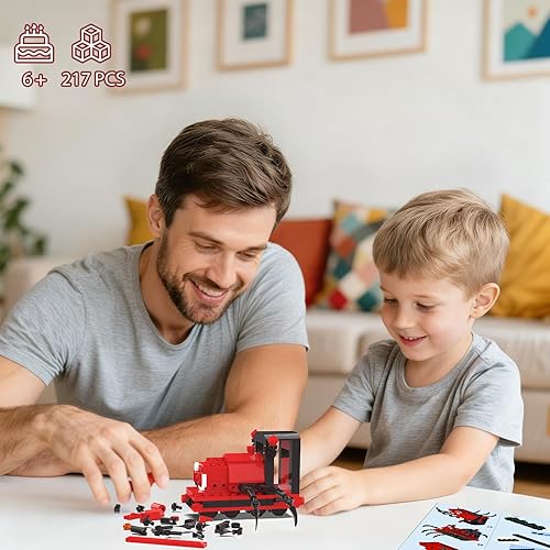 Miniatura 4 de Charles Chooo Chooo - Juego de juguetes de construcción de 217 piezas, juegos de terror, juegos de terror, juegos de monstruo de tren de araña.